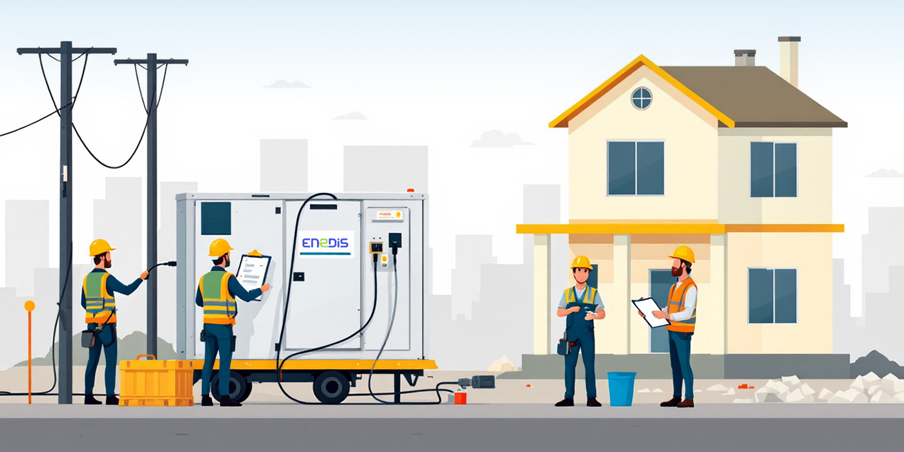 raccordement provisoire Enedis